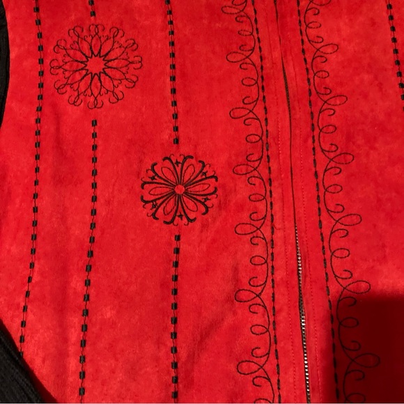 BRECKENRIDGE HOLIDAY SWEATER JACKET EMBROIDERED SNOWFLAKES SIZE XL - Picture 2 of 7